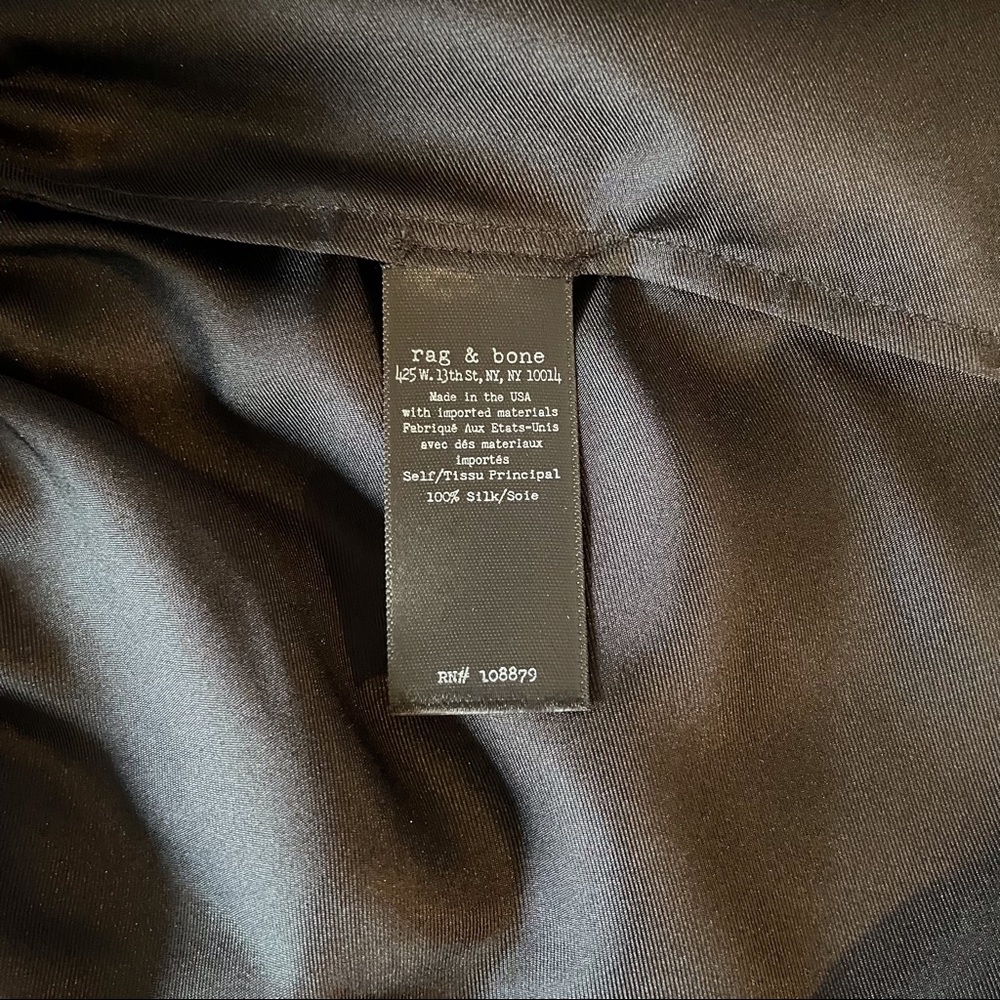 Rag & Bone Oversized Silk Salem Dress - Picture 9 of 13
